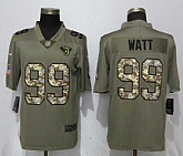 Nike Texans 99 J.J. Watt Olive Camo Salute to Service Limted Jersey,baseball caps,new era cap wholesale,wholesale hats